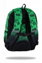 Coolpack, Plecak szkolny Prime Pro - Game Over Gradient Green (F162969)