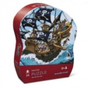 Statek piracki z wystrzeliwaną piłką 22 cm