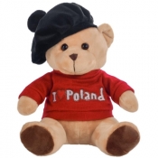 Miś I love Poland 20cm