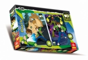 Ben 10 - Puzzle 2w1 - 100 elementów (34047)