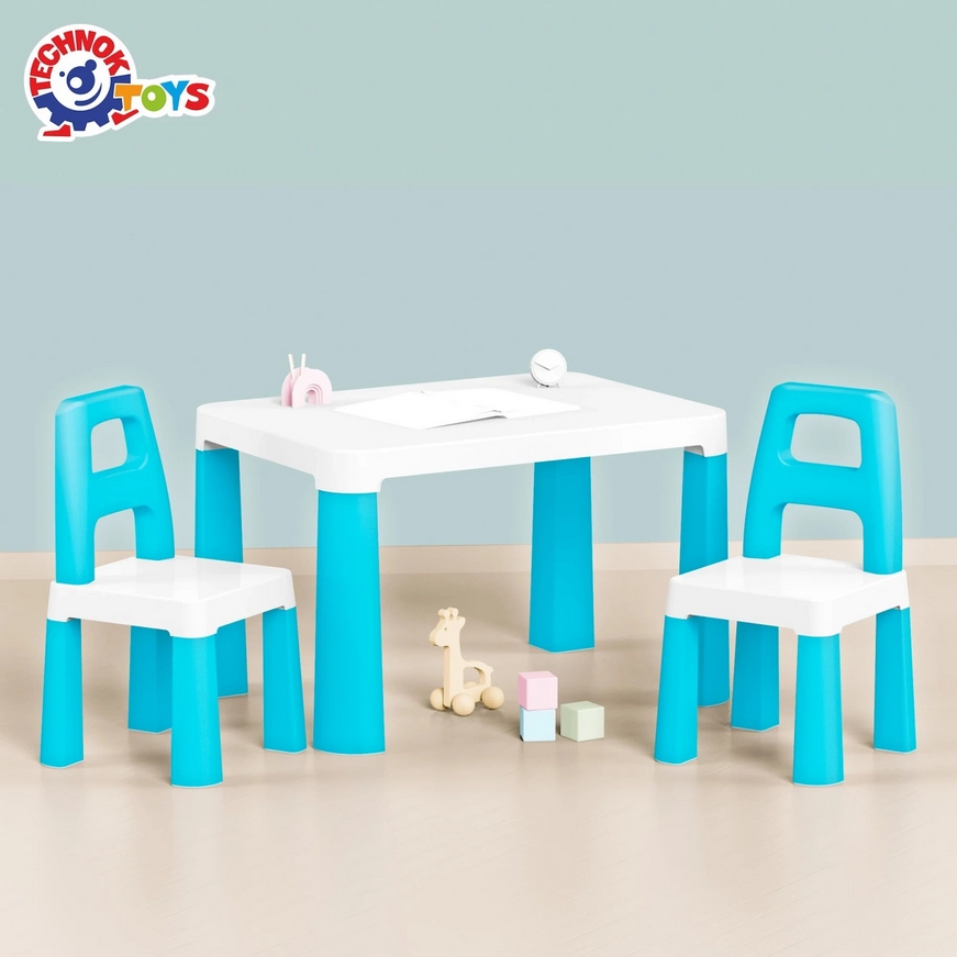 Stół dziecięcy z dwoma krzesełkami TechnoK 0471