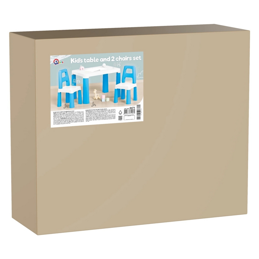 Stół dziecięcy z dwoma krzesełkami TechnoK 0471