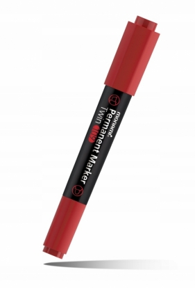 Dwustronny marker permanentny TWIN 109 czerwony MonAmi (2080153703)