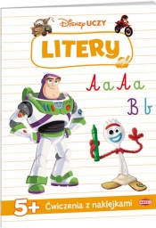 Disney Uczy. Litery. Ćwiczenia z naklejkami - Opracowanie zbiorowe