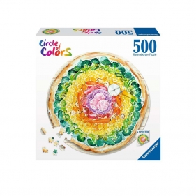 Ravensburger, Puzzle 500: Paleta kolorów. Pizza (17347)