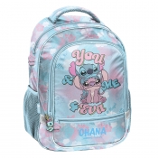 Plecak dwukomorowy szkolny - Stitch & Angel Ohana