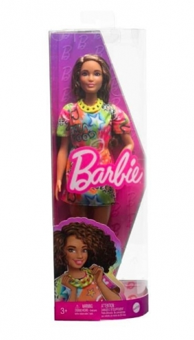 Lalka Barbie Fashionistas sukienka w graffiti (HPF77)