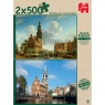 Puzzle 2x500: Munttoren Amsterdam (18347)