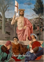 Kartka Wielkanoc 18 Zmartwychwstanie Jezusa - Piero della Francesca