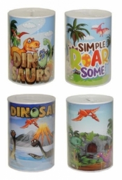 Skarbonka z motywem dinozaurów MIX