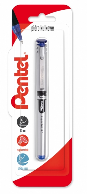 Pióro kulkowe 0,7 mm EnerGel BL17 niebieski 1 szt.