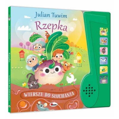 Wiersze do słuchania Rzepka Książka dźwiękowa
