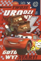 Karnet A5 DSP-003 Urodziny Auta (kolorowanka)