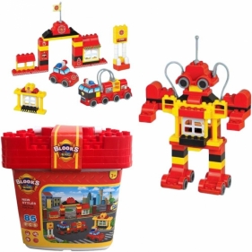 Klocki straż pożarna 85el