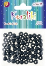 Koraliki drewniane czarne 8mm 60szt