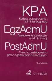 Kodeks postępowania administracyjnego Postępowanie egzekucyjne w administracji Prawo o postępowaniu przed sądami administracyjnymi