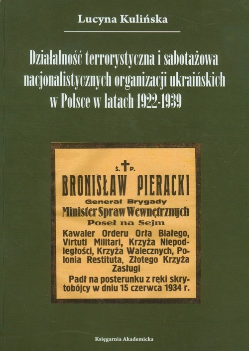 Działalność terrorystyczna i sabotażowa nacjonalistycznych organizacji ukraińskich w Polsce w latach 1922-1939