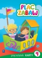 Plac zabaw. Karty pracy. Pięciolatek. Część 4. Wychowanie przedszkolne - Paulina Sowa, Aleksandra Szyller
