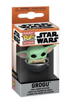 Pocket POP Brelok Star Wars: Mandalorian - Grogu w unoszącym się wózku