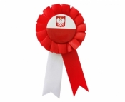 Kotylion Godan Biało-czerwony - biało-czerwony (YH-KNBC)