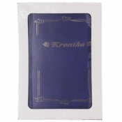 Kronika Barbara a4 pionowa nity - granatowa 100k. 210 mm x 300 mm