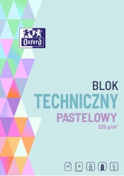 Blok techniczny A4/10K 225G pastelowy (20szt)