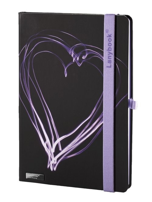<img src='https://webimage.pl/pics/473/7/d777984.jpg' style='height:440px' /> Notes A6 Lanybook Night Light w linie czarno-fioletowy