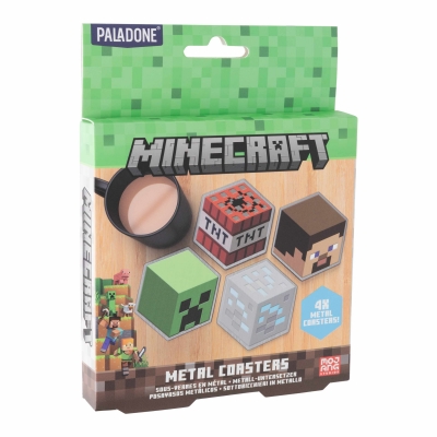 <img src='https://webimage.pl/pics/473/9/d5056577739473.jpg' style='height:440px' /> Zestaw 4 podkładek metalowych Minecraft