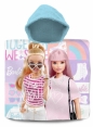 Ponczo kąpielowe ręcznik Barbie