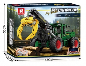 Reobrix, Klocki Ciągnik traktor - Skidder dynamic, 1741 el.