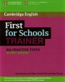 First for Schools Trainer Six Practice tests without answers  Dymond Sarah, Elliott Sue, ODell Felicity