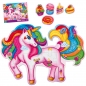 Puzzle podłogowe - Magiczny jednorożec, 37 el.
