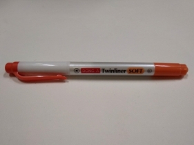 Zakreślacz dwustronny pastelowy cynober Dong-A