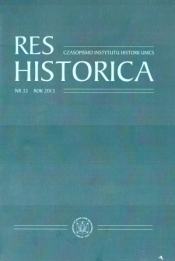 Res Historica T.35 - Dariusz Słapek