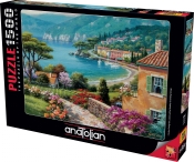Puzzle 1500: Piękna zatoka nad jeziorem (4547)