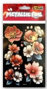 Naklejki foliowe Metalic Double Flowers PENMATE