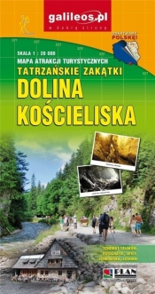 Mapa turystyczna - Dolina Kościeliska w.2022
