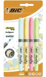 Zakreślacze Highlighter Grip, 4 kolory - pastelowe
