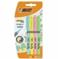 Zakreślacze Highlighter Grip, 4 kolory - pastelowe