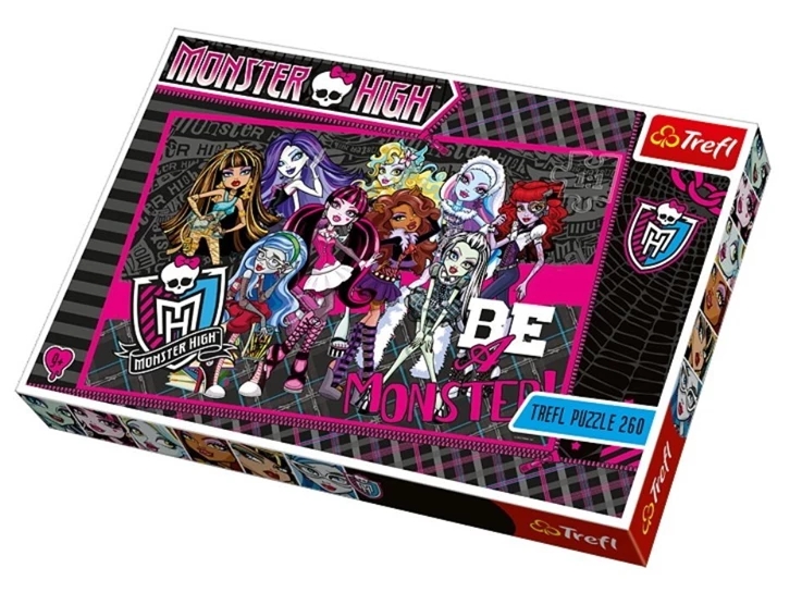 Trelf, Puzzle 260: Monster High - Paczka ze Straszyceum (13147)