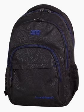 Plecak młodzieżowy CoolPack Basic Topography Blue 27L