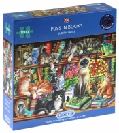 Gibsons, Puzzle 1000: Koty w książkach (G6145) - Judith Yates