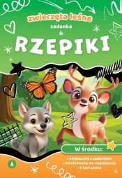 Zadanka & rzepiki. Zwierzęta leśne - Wioleta Żyłowska