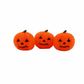 Gniotek halloweenowy - świecąca dynia, 1 szt.