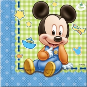 Serwetki Mickey Mouse MICKEY BABY - 33cm x 33cm, 20 szt. (84347)