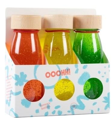 Butelki sensoryczne Float - Zmierzch 3szt