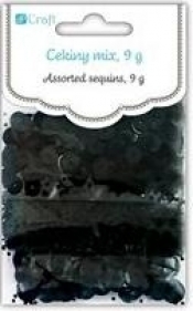 CEKINY MIX 9G CZARNE-DP CRAFT BPZ