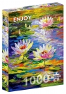 Puzzle 1000 Lilie wodne w stawie