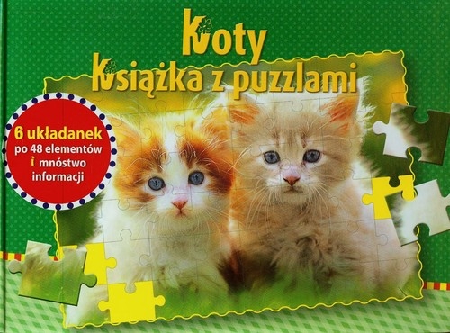 Koty Książka z puzzlami