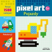 Pixel art Pojazdy Kolorowanka - Opracowanie zbiorowe